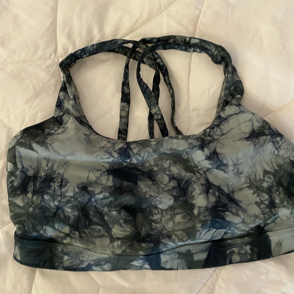 Lulu lemon tie dye energy bra. Size 10